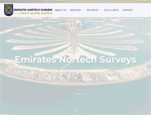 Tablet Screenshot of nortechsurveys.com